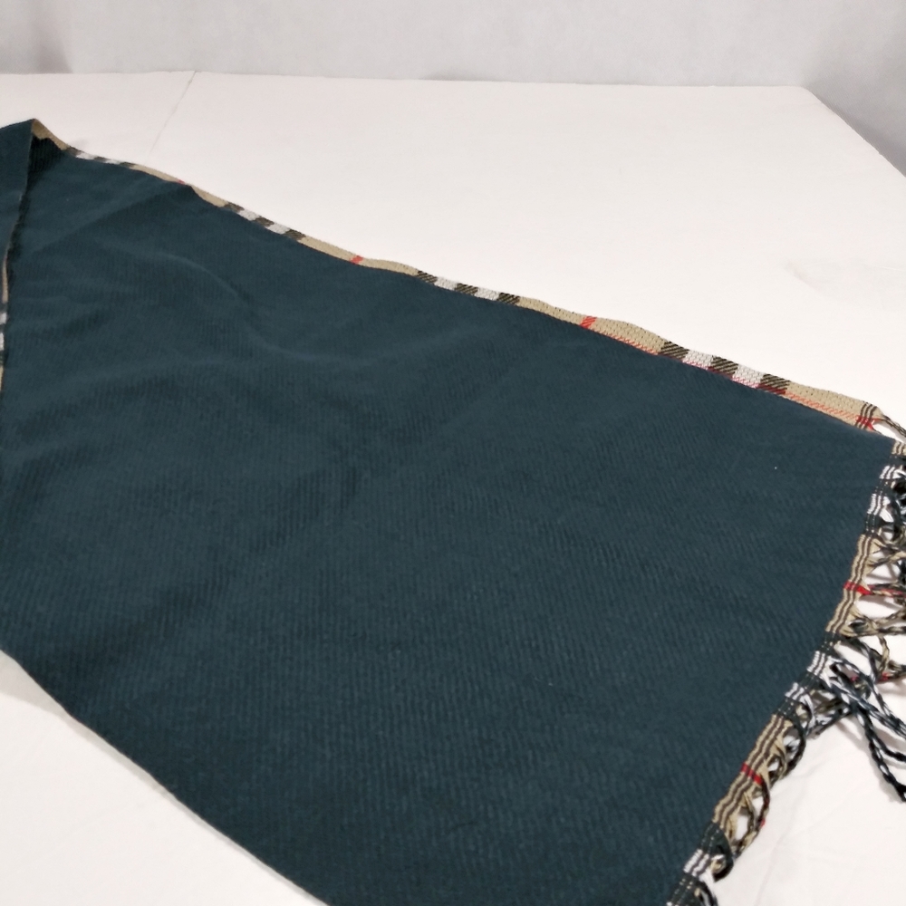 Burberry Fringe Bold Check Wide Scarf - Picture 8 of 8